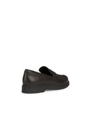 Geox Men's Brown Spherica EC1 Leather Masculine Loafer | Derimod