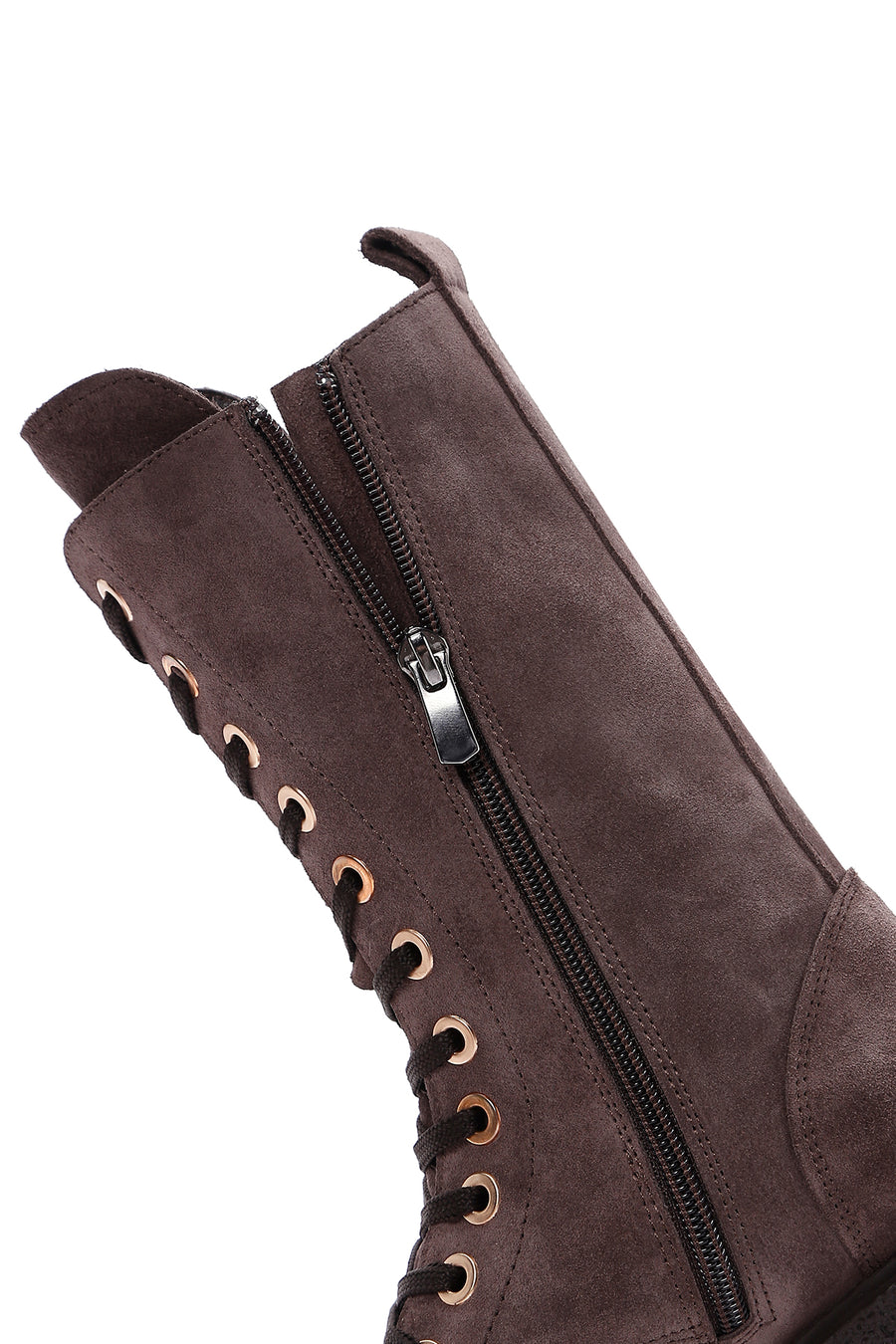 Women's Mink Suede Leather Boots