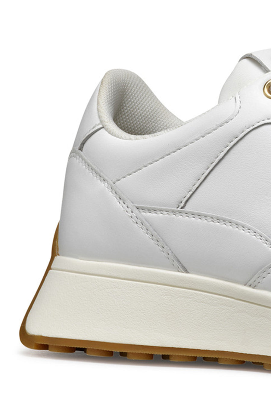 Geox Kadın Beyaz D Amabel A - Nappa Bağcıklı Deri Sneaker