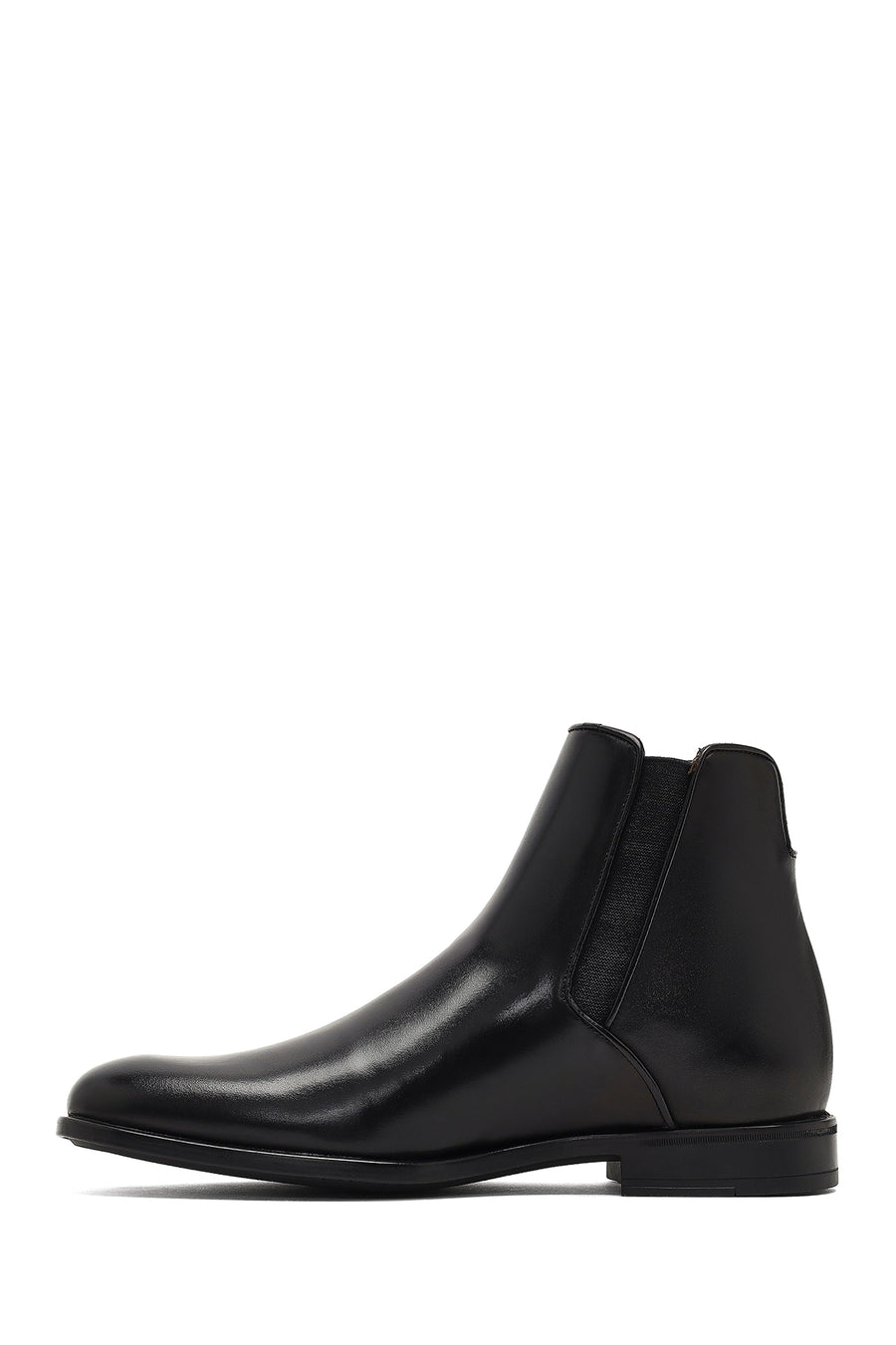 Male Black Leather Chelsea Boots