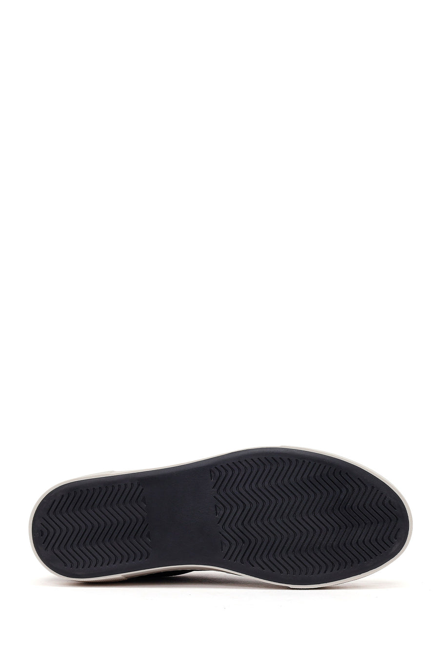 Kadın Siyah Bağcıklı Deri Sneaker