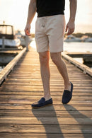 Male Navy Suede Loafer | Derimod