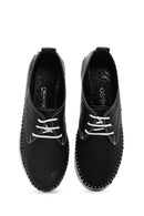 Women's Black Leather Comfort Shoes | Derimod