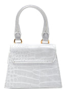 Women's Crocodile Patterned Mini Handbag | Derimod