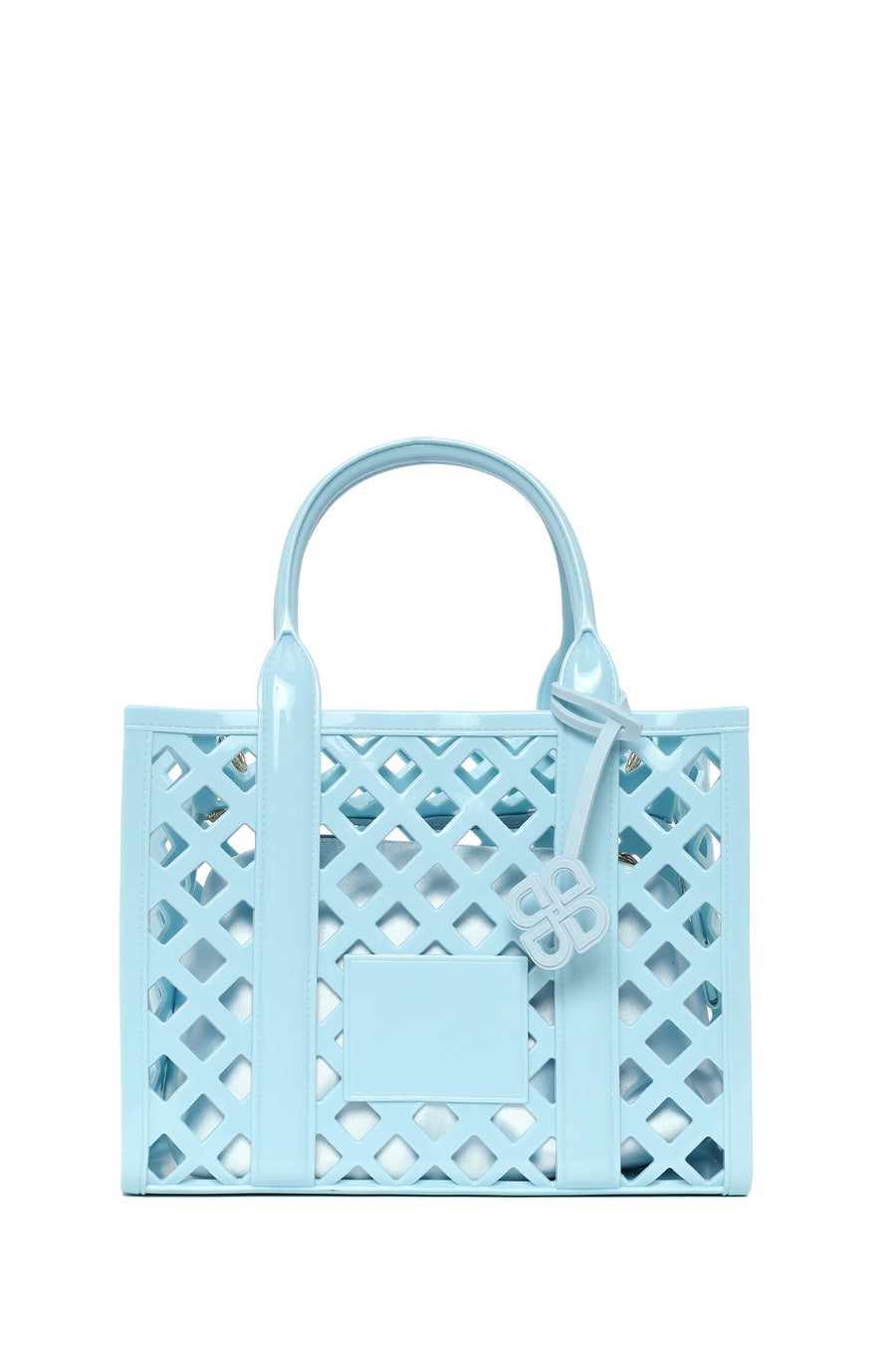 Women's Blue Long Strap Jelly Handbag