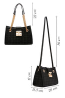 Women's Black Long Strap Printed Shoulder Bag | Derimod