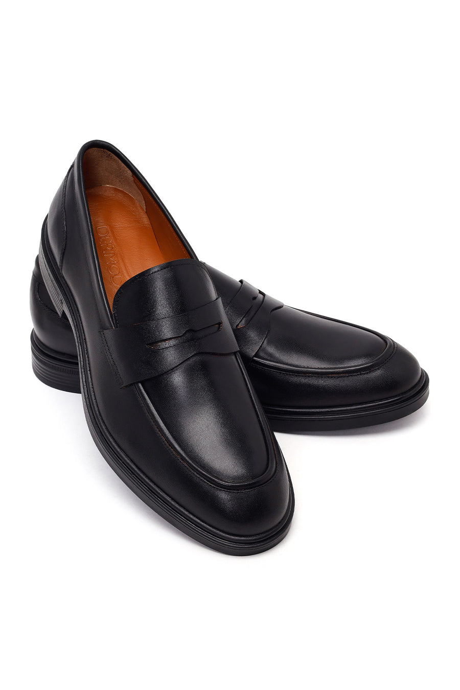 Erkek Siyah Deri Casual Loafer