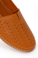 Kadın Taba Deri Konfor Loafer | Derimod