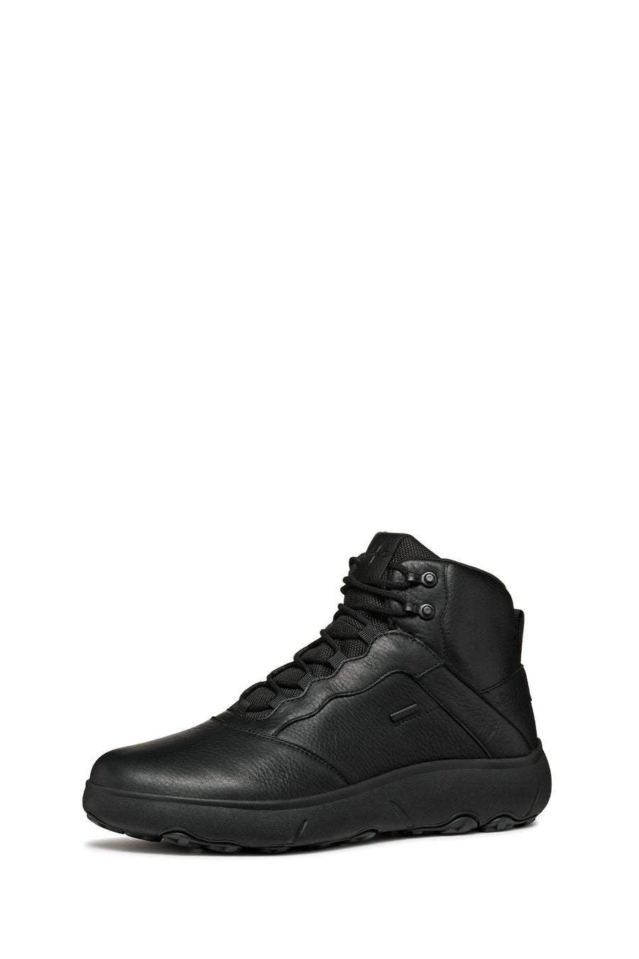 Geox Men Black U Nebula+Grip B Abx B - Le+Gbk Lace Leather Outdoor Boot