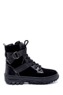 Women's Suede Leather Thick Soled Boots | Derimod