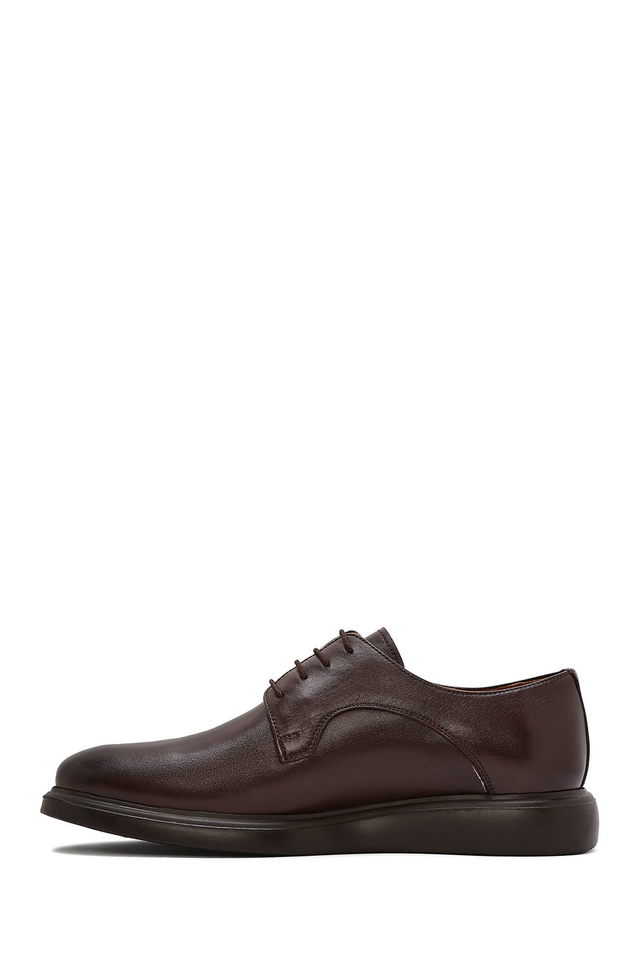 Men's Brown Lace-up Leather Casual Shoes