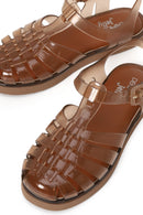 Kadın Bronz Tokalı Jelly Şeffaf Sandalet | Derimod