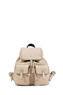 Geox Women's White Faloria Leather Backpack | Derimod