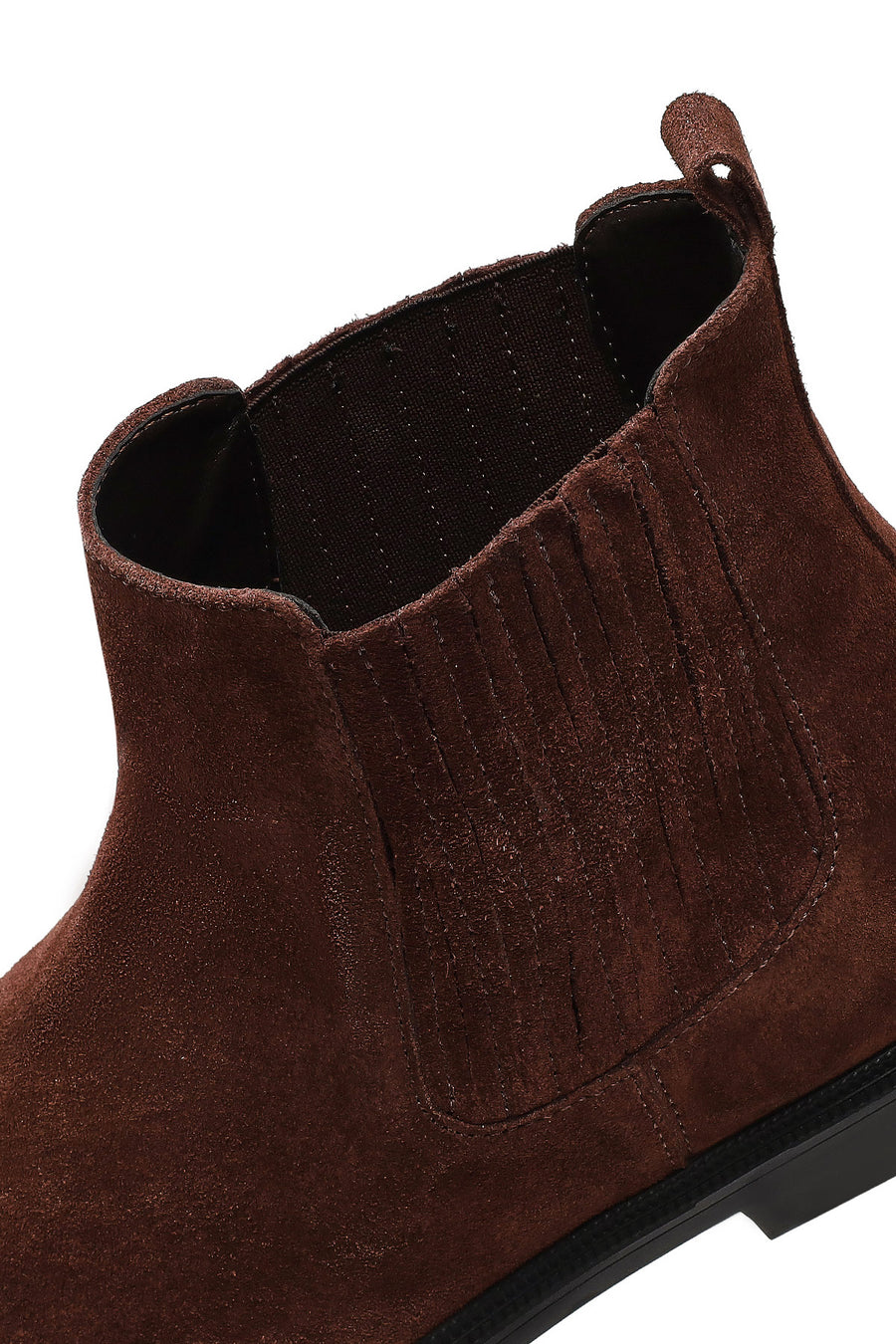 Men's Brown Suede Leather Chelsea Boot