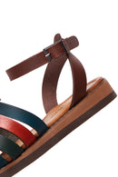 Women's Leather Bodrum Sandals | Derimod
