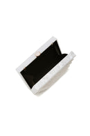 Women's White Long Strap Mini Clutch Bag | Derimod