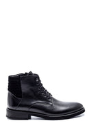 Men's Leather Zippered Boots | Derimod