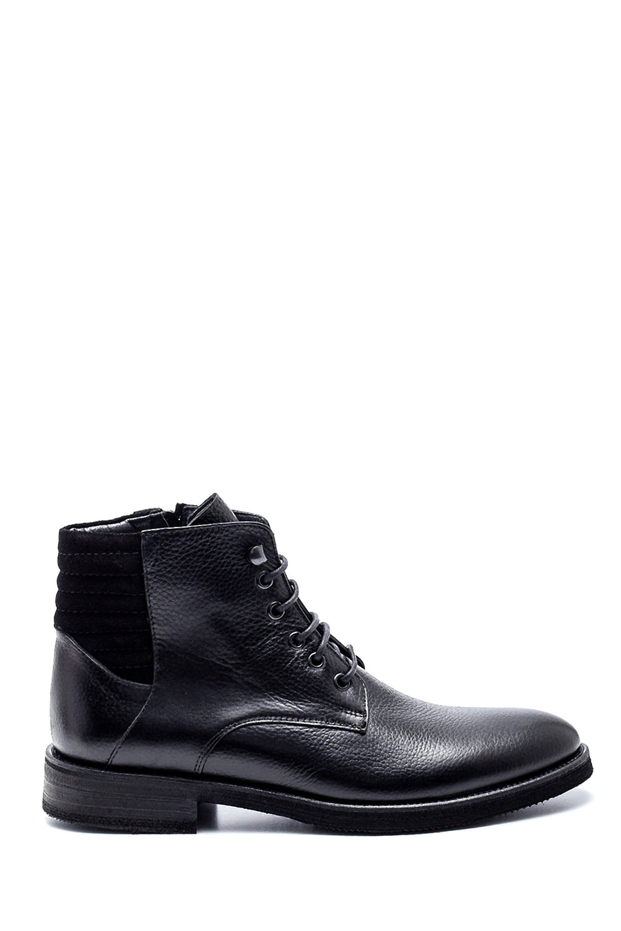 Men's Leather Zippered Boots 21WFD6179FT | Derimod