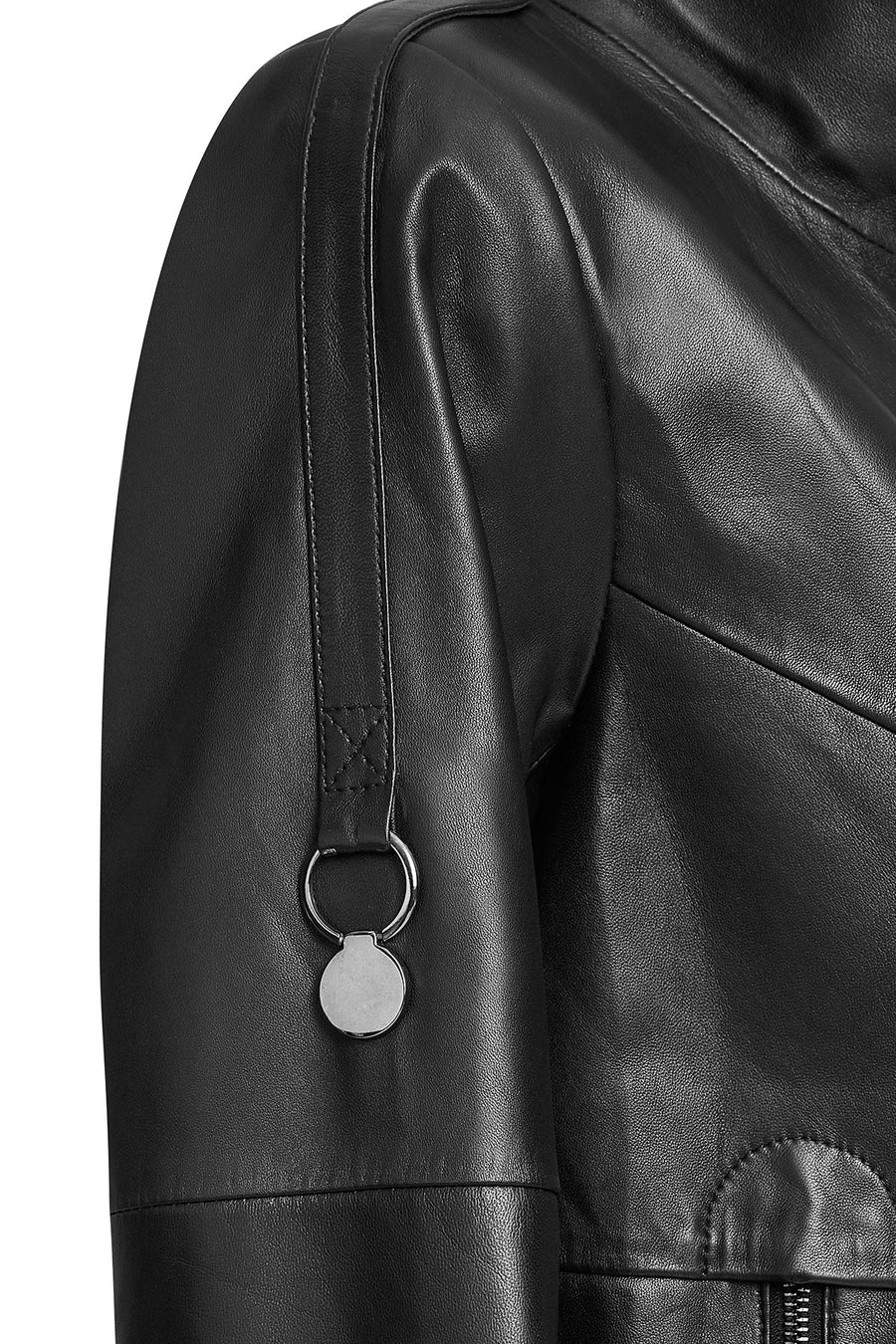 Luisa Women's Black Leather Jacket