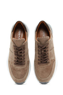 Men's Mink Suede Leather Sneaker | Derimod