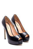 Women's Classic Leather Stiletto | Derimod