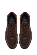 Men's Brown Lace-Up Leather Sneaker | Derimod