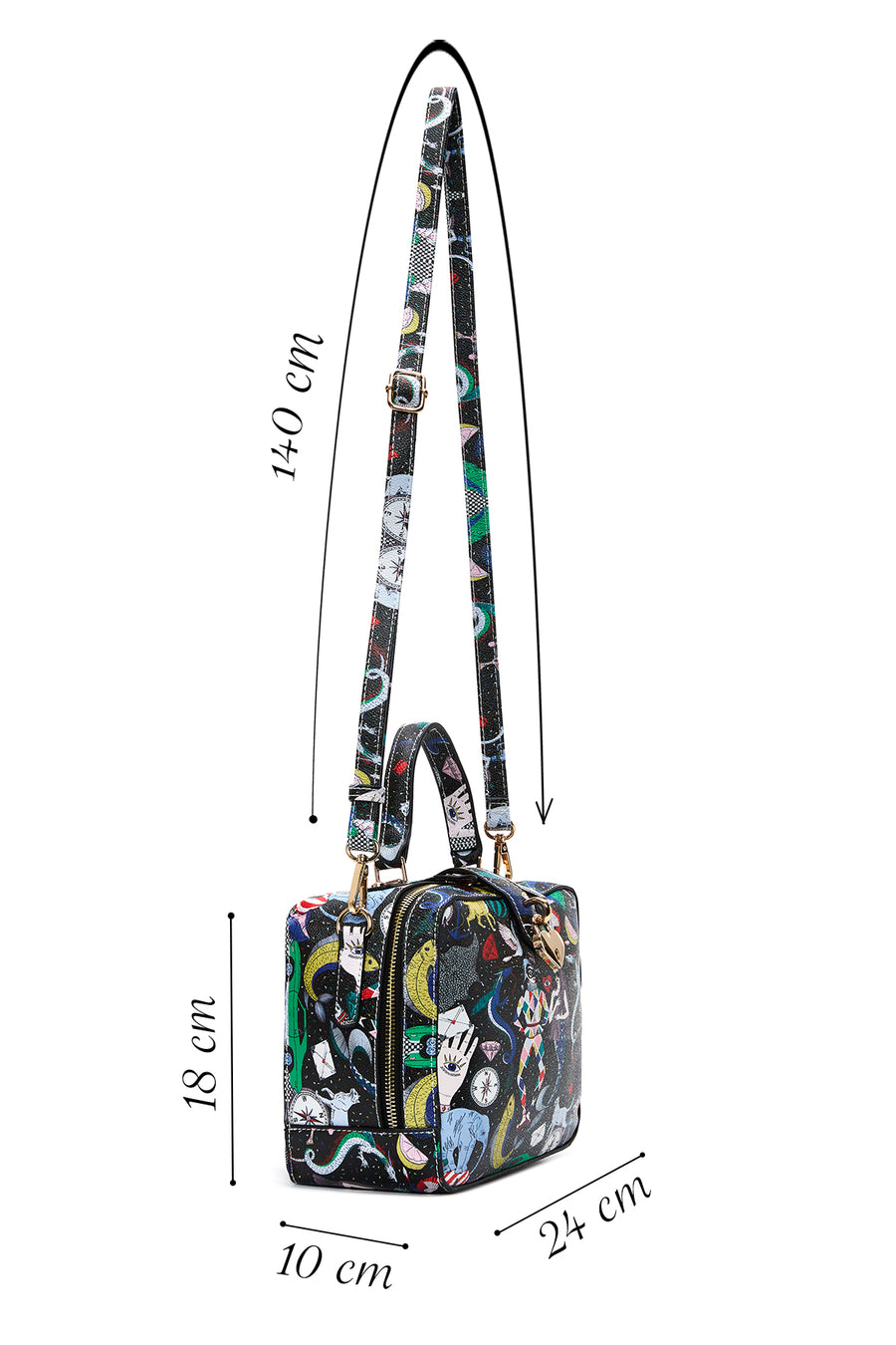Women's Black Shoulder Bag