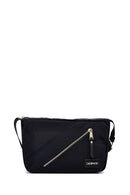 Women's Black Fabric Crossbody Bag | Derimod
