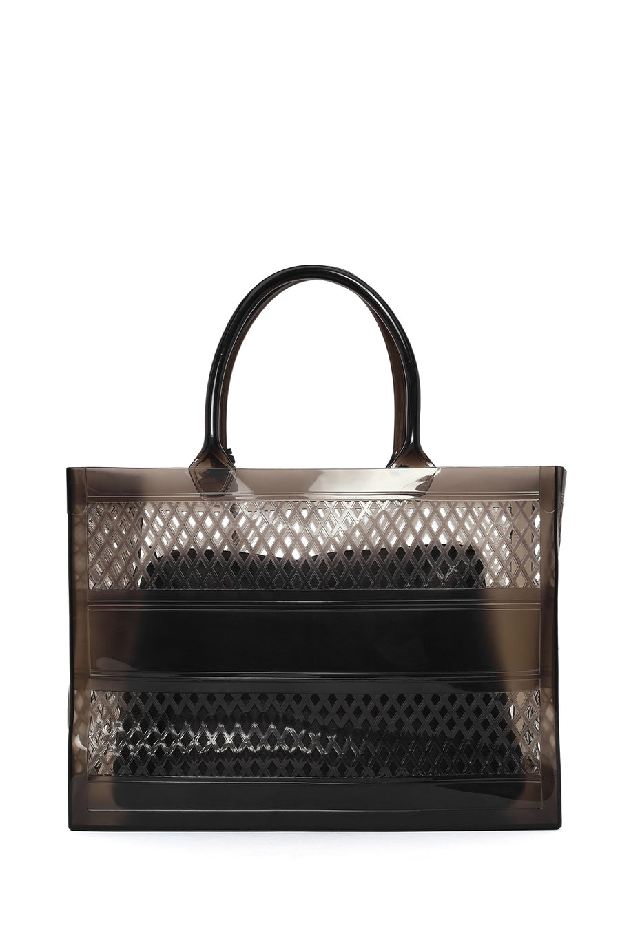 Women's Black Jelly Shoulder Bag