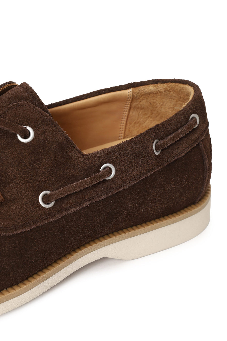 Male Brown Lace-up Suede Casual Shoes