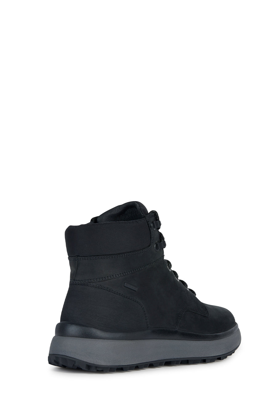 Geox Men's Black Granito Nubuck Leather Casual Boots