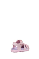 Geox Kız Bebek Pembe B Sandal Fusbetto A - Synt.Lea Bantlı Sandalet | Derimod