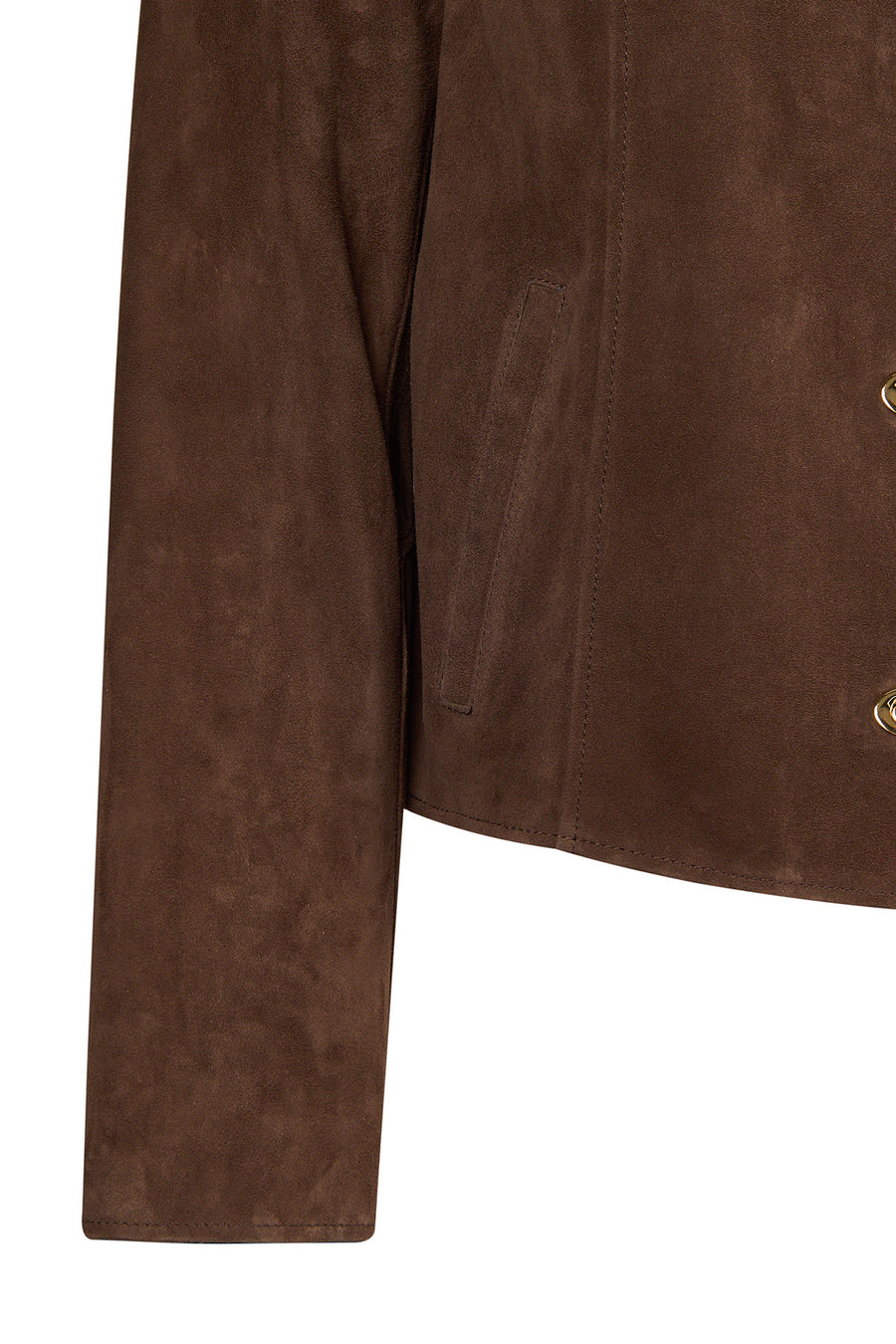 Marbella Woman Brown Suede Jacket