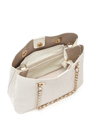 Woman Cream Long Strap Printed Shoulder Bag | Derimod