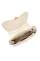Woman Cream Long Strap Leather Shoulder bag | Derimod