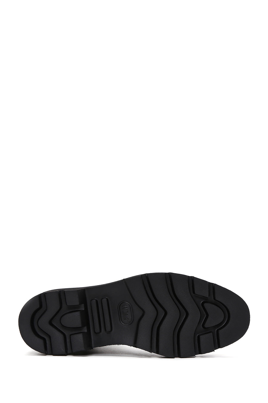 Men's Black Leather Zippered Casual Boots