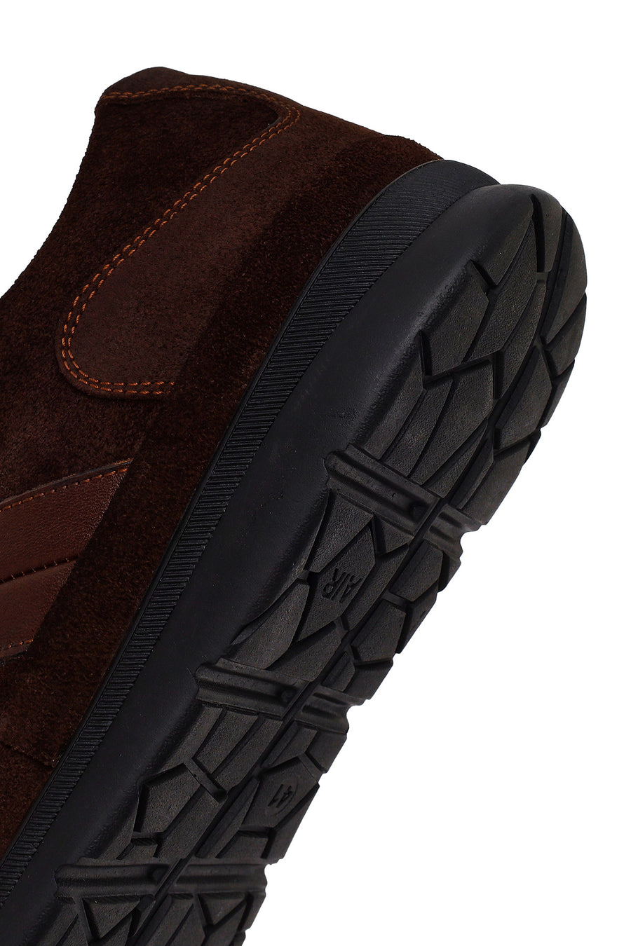 Male Brown Lace-Up Suede Leather Sneaker