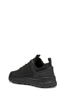 Geox Men Black U Spherica 4X4 B Abx A - Text+ Lace-Up Thick-Soled Fabric Sneaker | Derimod