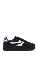 Woman Black Lace-Up Chunky Sneaker | Derimod
