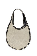Women's Beige Straw Shoulder Bag | Derimod