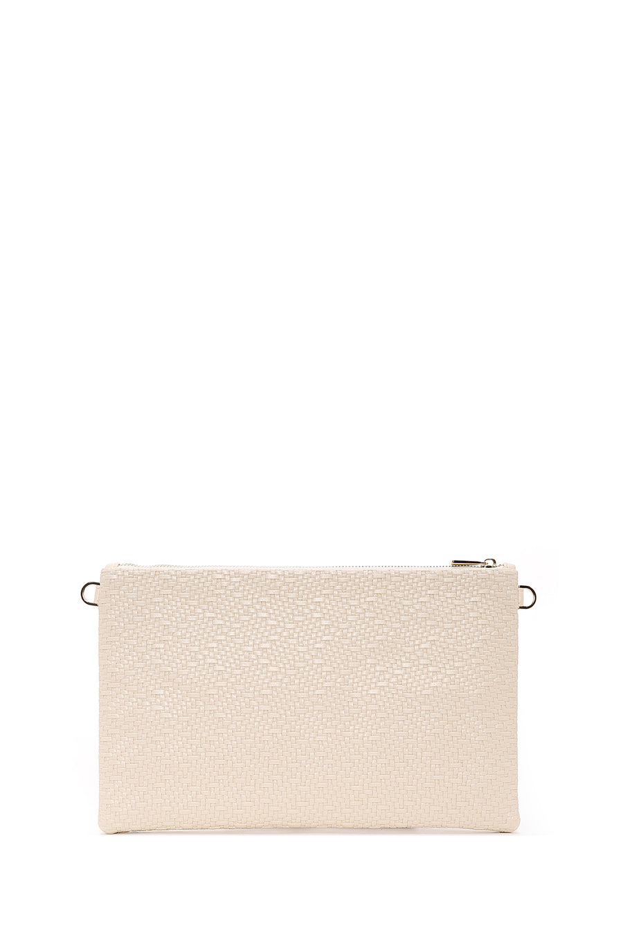 Women's Cream Long Chain Strap Clutch Bag