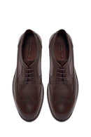 Men's Brown Laced Leather Classic Shoes | Derimod