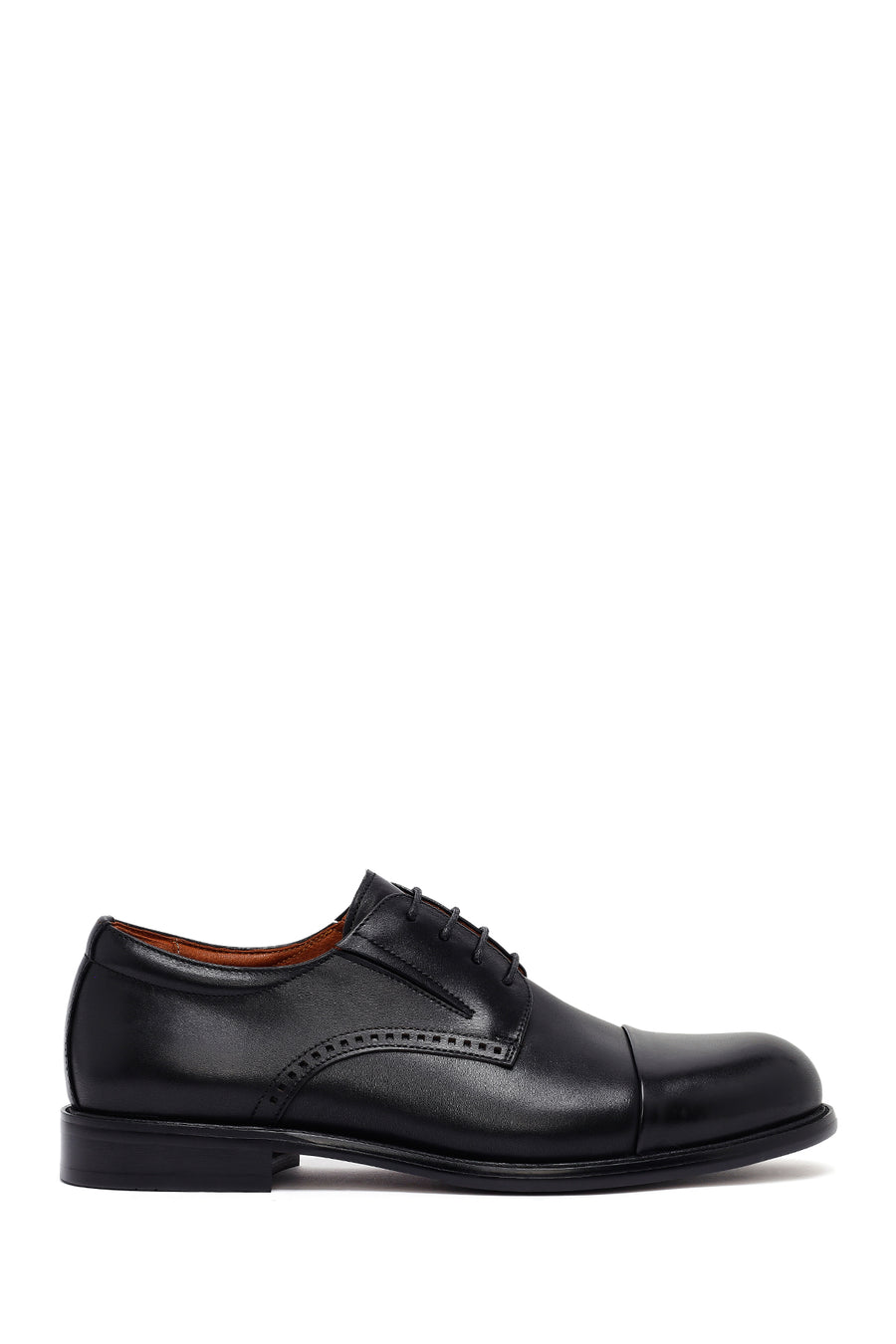 Men's Black Lace-Up Leather Classic Shoes 25WFD691118 | Derimod