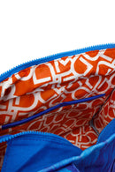 Woman Blue Long Strap Printed Shoulder Bag | Derimod
