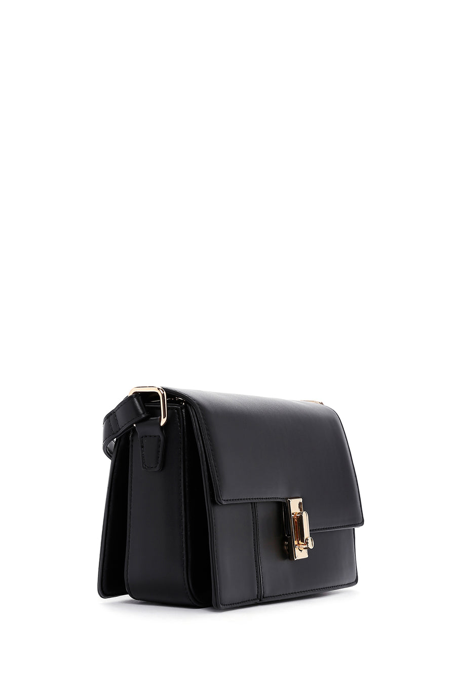 Women's Black Long Strap Crossbody Bag