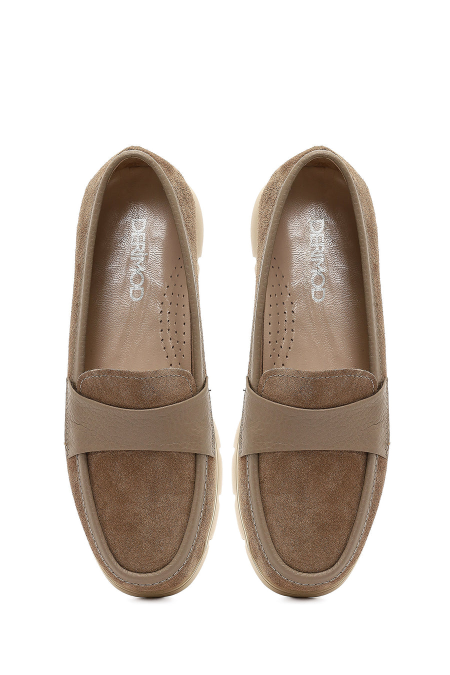 Women's Mink Thick-Soled Suede Leather Comfort Loafer
