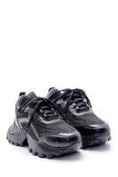 Women's Leather High-Sole Sneaker | Derimod