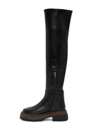 Women's Black Leather Boots | Derimod