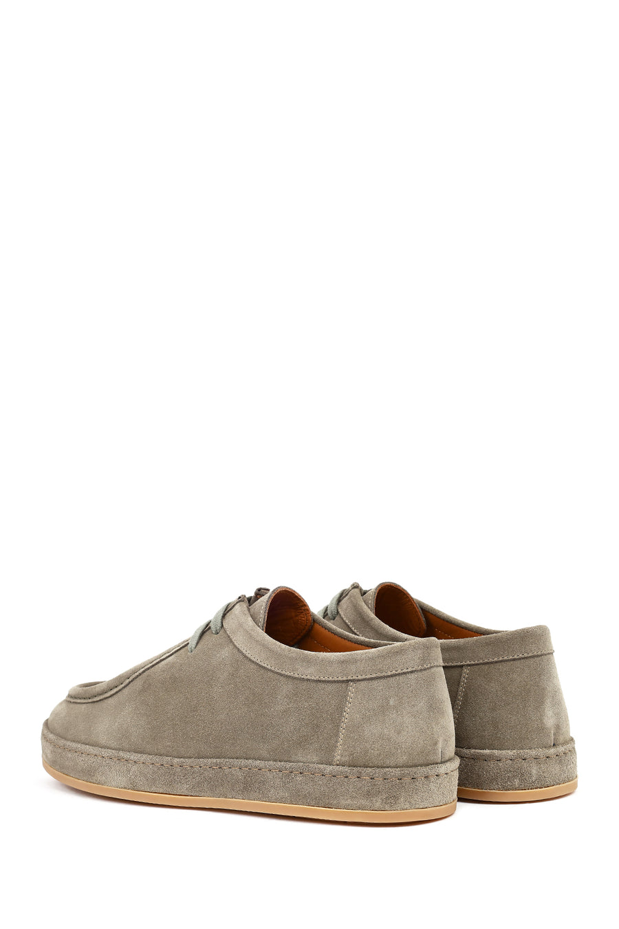 Men's Light Green Suede Leather Casual Shoes