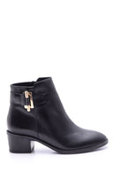 Women's Buckle Leather Boots | Derimod